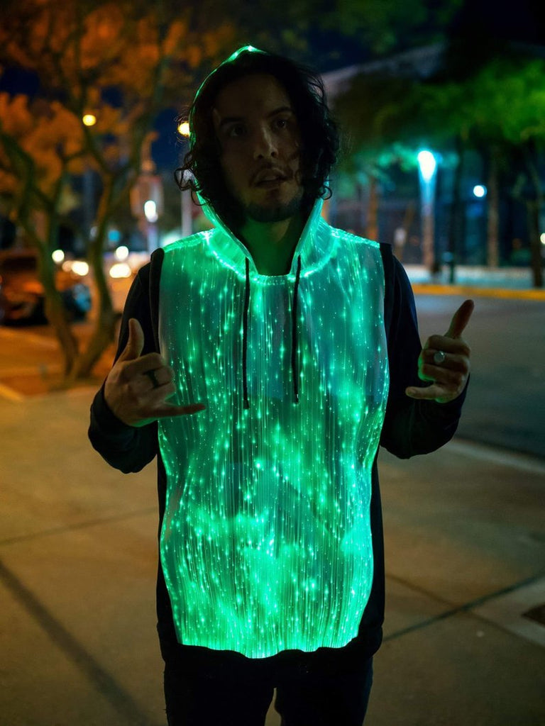 Hoodie discount with lights