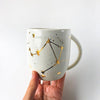 Constellation Mug in White and Gold